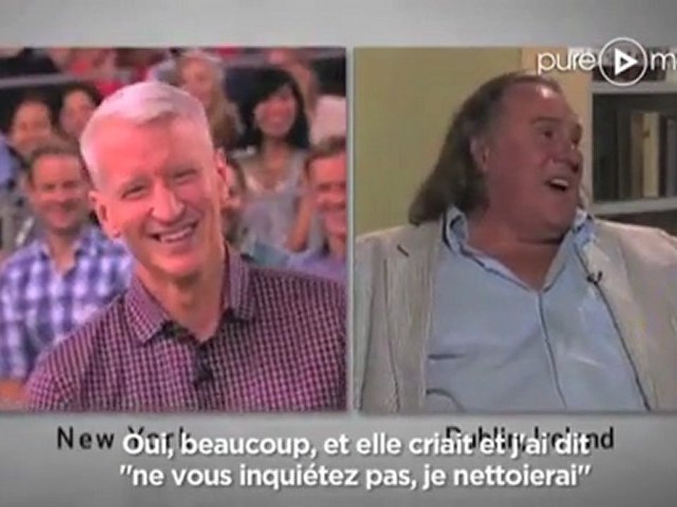 Les explications hilarantes de Depardieu sur CNN