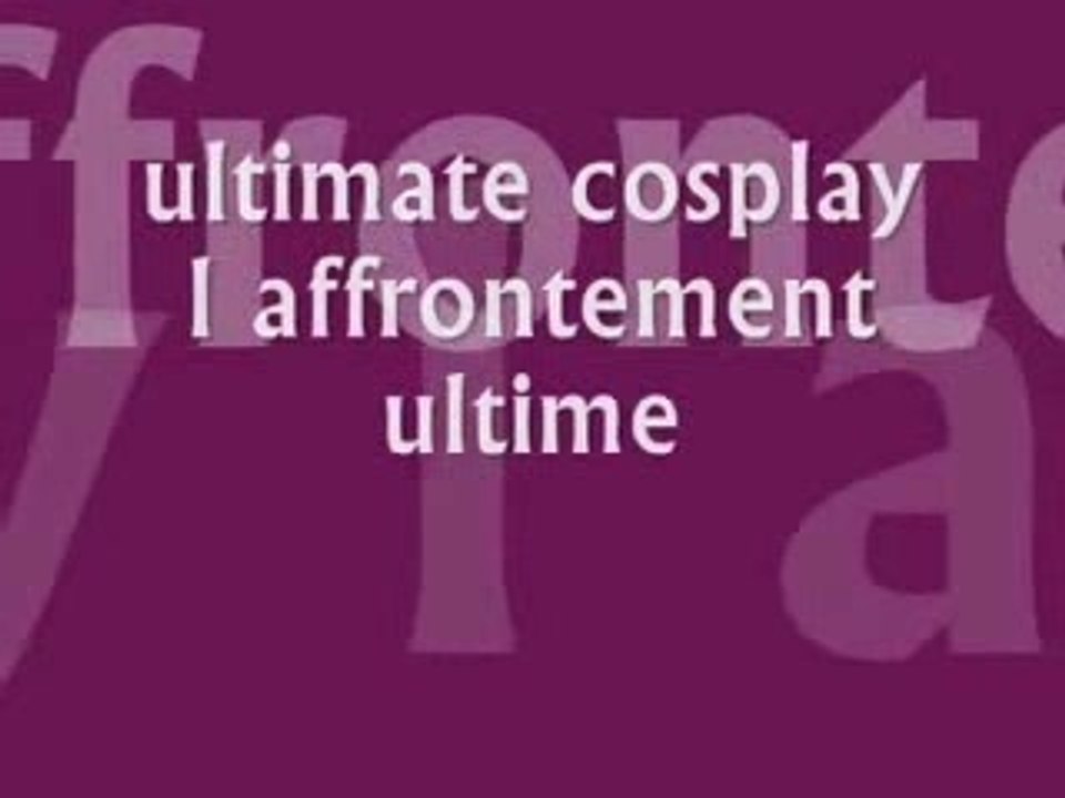 ultimate cosplay