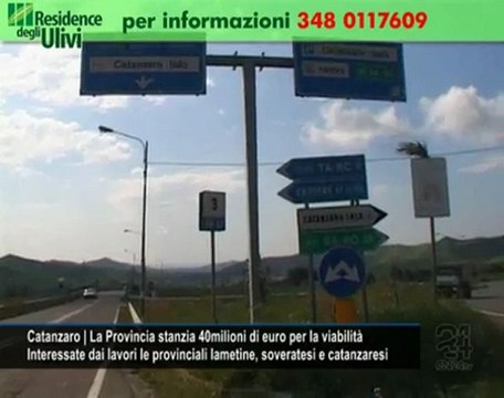 Cn24 | Catanzaro | La Provincia stanzia 40 milioni di Euro per la viabilità
