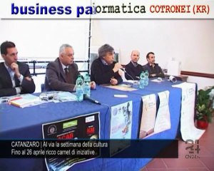 Cn24 | CATANZARO | Al via la settimana della cultura