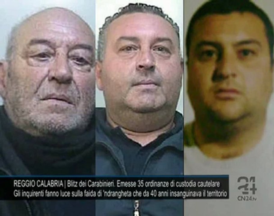 Cn24 | REGGIO CALABRIA | Blitz dei Carabinieri, emesse 35 ordinanze di custodia cautelare