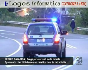 Download Video: CN24 | REGGIO CALABRIA | Droga, otto arresti nella locride