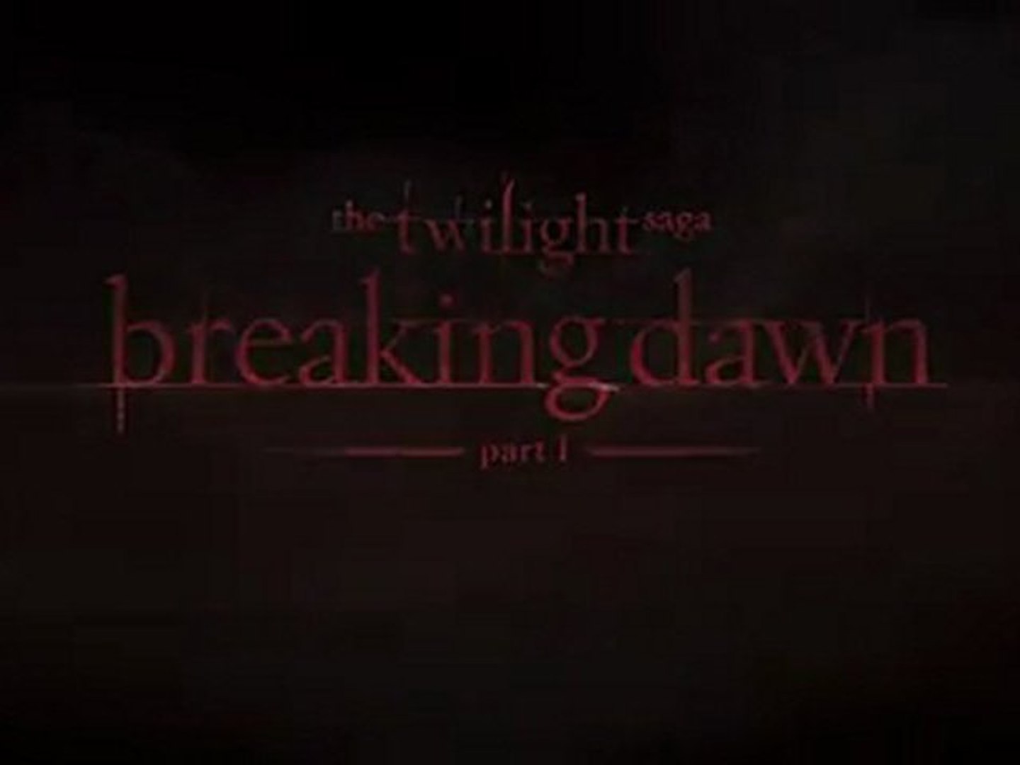 The Twilight Saga Breaking Dawn Part 1 Official Trailer VO HD