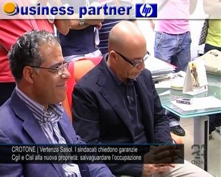 CN24 | CROTONE | Vertenza Sasol. I sindacati chiedono garanzie