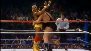 002. Hulk Hogan vs. André the Giant (WrestleMania III 1987 WWF Championship)