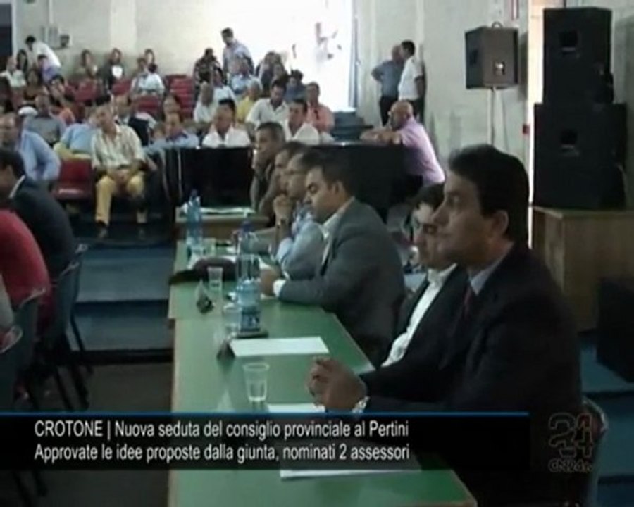 CN24 | CROTONE | Nuova seduta del consiglio provinciale al Pertini
