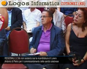 Cn24 | REGIONALI | L'Idv non sosterrà mai la ricandidatura di Loiero
