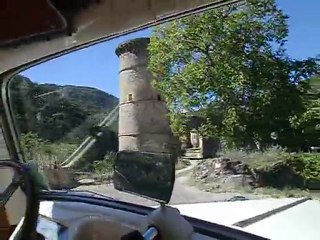 La traction arrive à la-Roque-Sainte-marguerite