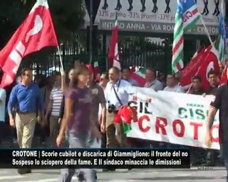 CN24 | CROTONE | Scorie cubilot e discarica di Giammiglione: il fronte del no