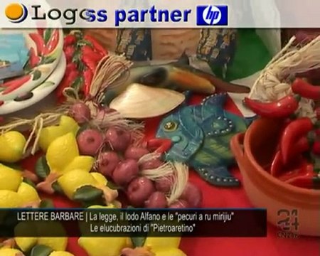 CN24 | LETTERE BARBARE | La legge, il lodo Alfano e le pecuri a ru mirijiu