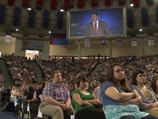 Le gouverneur du Texas Rick Perry en campagne