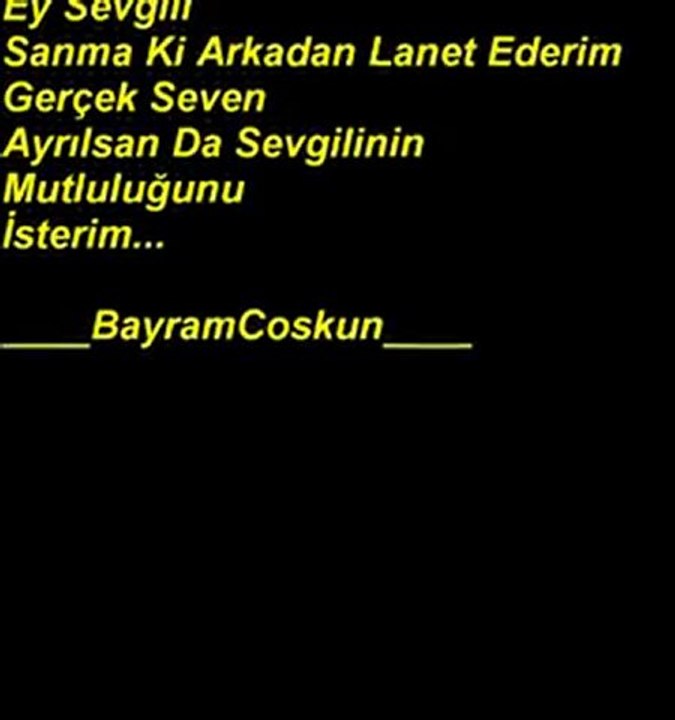 Ey Sevgili-Bayram Coskun