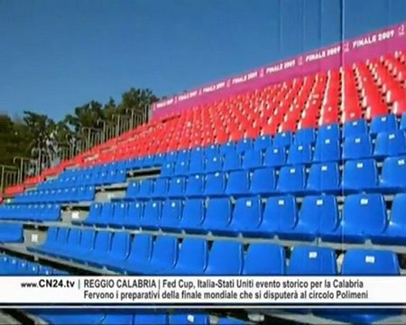 CN24 | REGGIO CALABRIA | Fed Cup, Italia-Stati Uniti evento storico per la Calabria