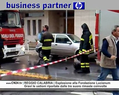 CN24 | REGGIO CALABRIA | Esplosione alla Fondazione Lucianum