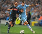 Manchester City 1-1 Napoli Cavani great-finish, Kolarov free-kick