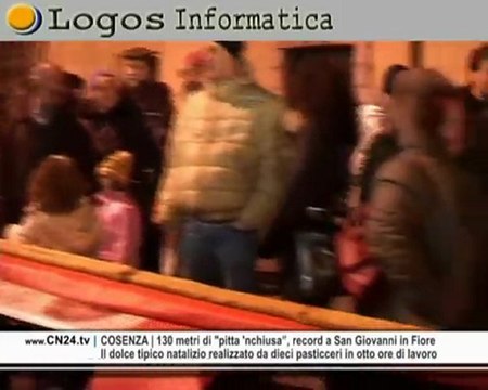 CN24 | COSENZA | 130 metri di pitta 'nchiusa, record a San Giovanni in Fiore