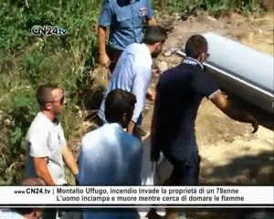 CN24 | Montalto Uffugo, incendio invade la proprietà di un 78enne