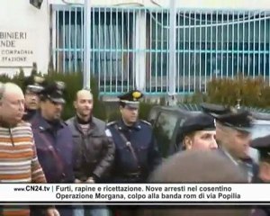 CN24 | Furti, rapine e ricettazione. Nove arresti nel cosentino