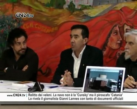 CN24 | Relitto dei veleni. La nave non è la 'Cunsky' ma il piroscafo 'Catania'