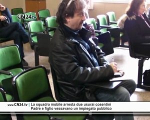 CN24 | La squadra mobile arresta due usurai cosentini