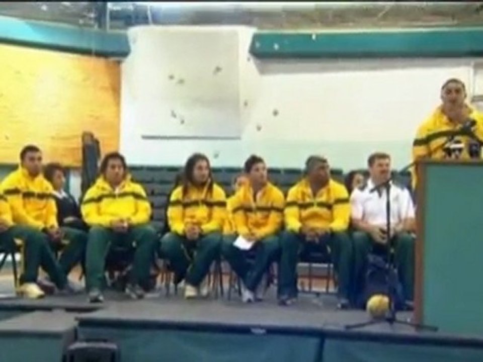 Rugby WM - Australiens Kepu auf Schulbesuch