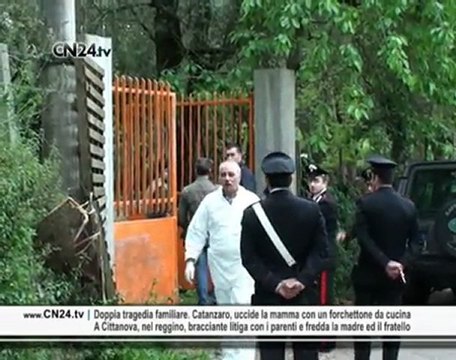 CN24 | Doppia tragedia familiare. Catanzaro, uccide la mamma con un forchettone da cucina