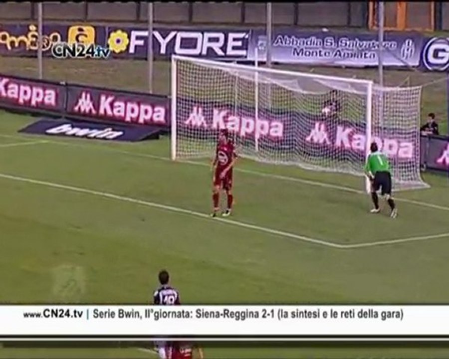 Serie Bwin, II° giornata: Siena -Reggina 2-1 (la sintesi e le reti della gara)
