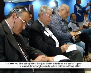 CN24 | Blitz della polizia. Eseguiti 5 fermi ad affiliati alla cosca Tegano