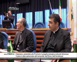 Video herunterladen: CN24 | Catanzaro, presentato alla Provincia il progetto teologico-culturale Universus