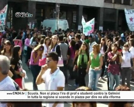 CN24 | Scuola. Non si placa l'ira di prof e studenti contro la Gelmini