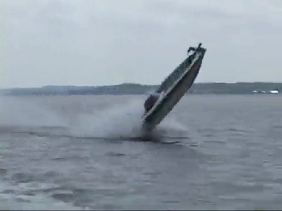 Verrückte Bootsunglück