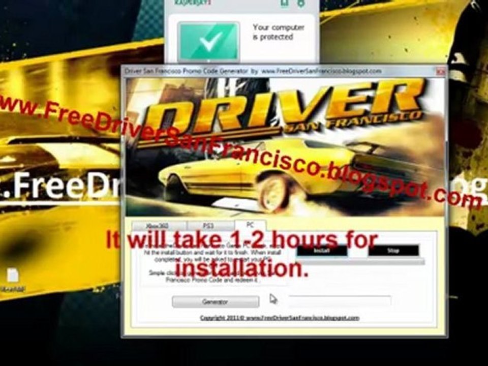 Driver: San Francisco Code Generator Free For Xbox 360 and PS3 - video  Dailymotion