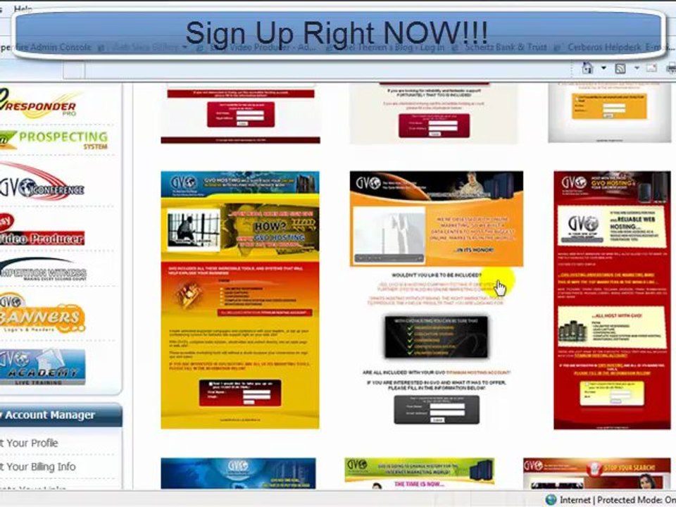 FREE GVO Prospecting System - Sales Lead Generation Software - Lead Capture System