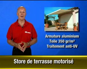 Store de terrasse motorisé
