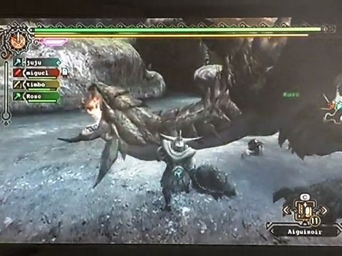monster hunter 3 tri rathian + vs juju