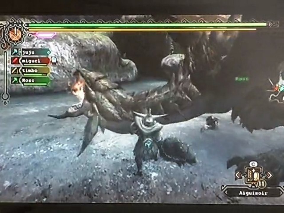 monster hunter 3 tri rathian + vs juju