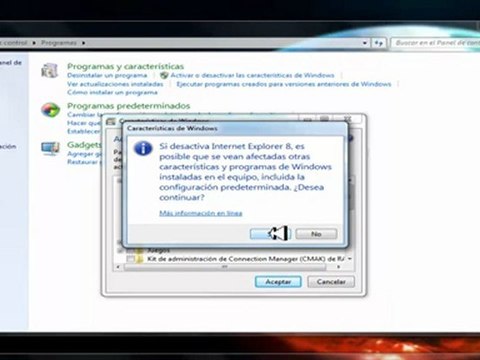 Desinstalar Internet Explorer - Windows 7