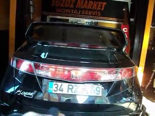 vanalı eksoz HONDA civic type r  2011  www.egzozmarket.com İSTANBUL / TURKEY