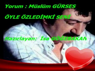 Öyle Özledimki Seni (şiirli)