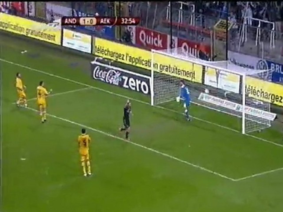 Αντερλεχτ - ΑΕΚ / Γκολ Γιοβάνοβιτς