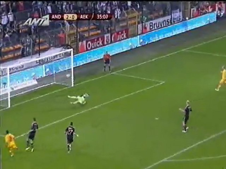 Αντερλεχτ - ΑΕΚ / Γκολ Λεονάρντο