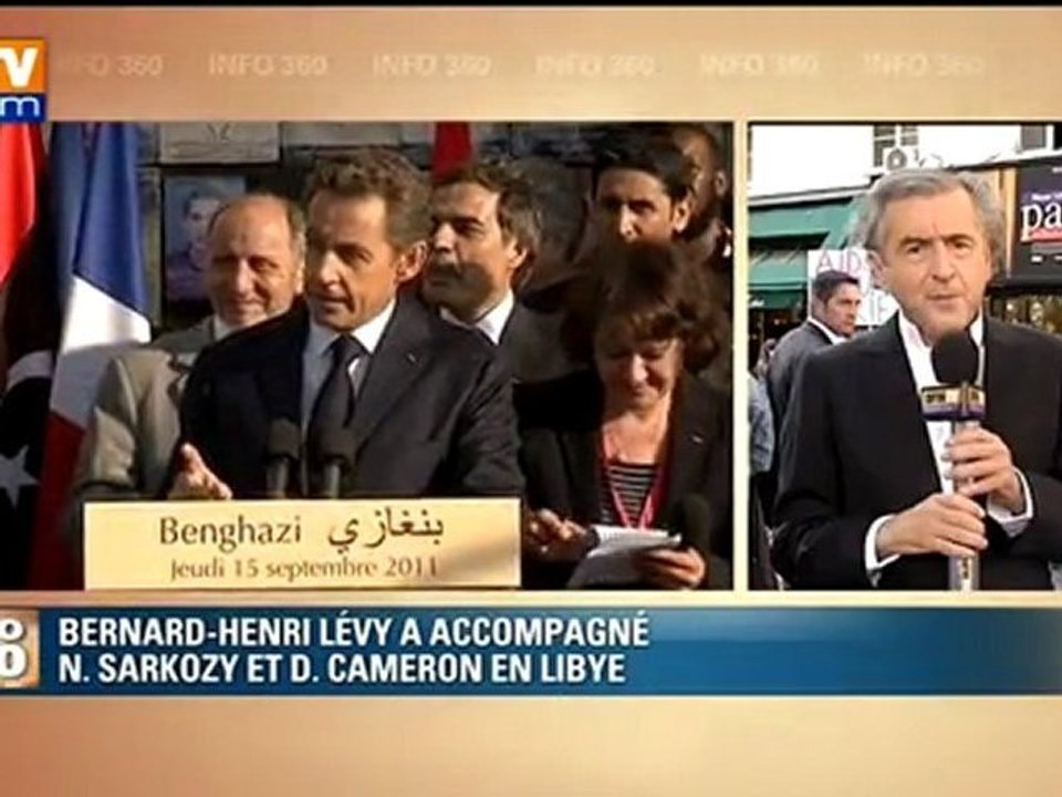 Exclu : BHL en Libye relate la visite de Sarkozy
