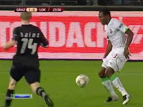 Лига Европы 2011-12 / Группа L / 1-й тайм / Штурм (Австрия) - Локомотив (Россия) / НТВ+ in-football.com