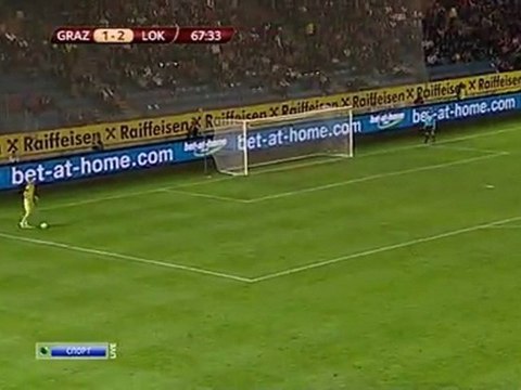 Лига Европы 2011-12 / Группа L / 2-й тайм / Штурм (Австрия) - Локомотив (Россия) / НТВ+ in-football.com