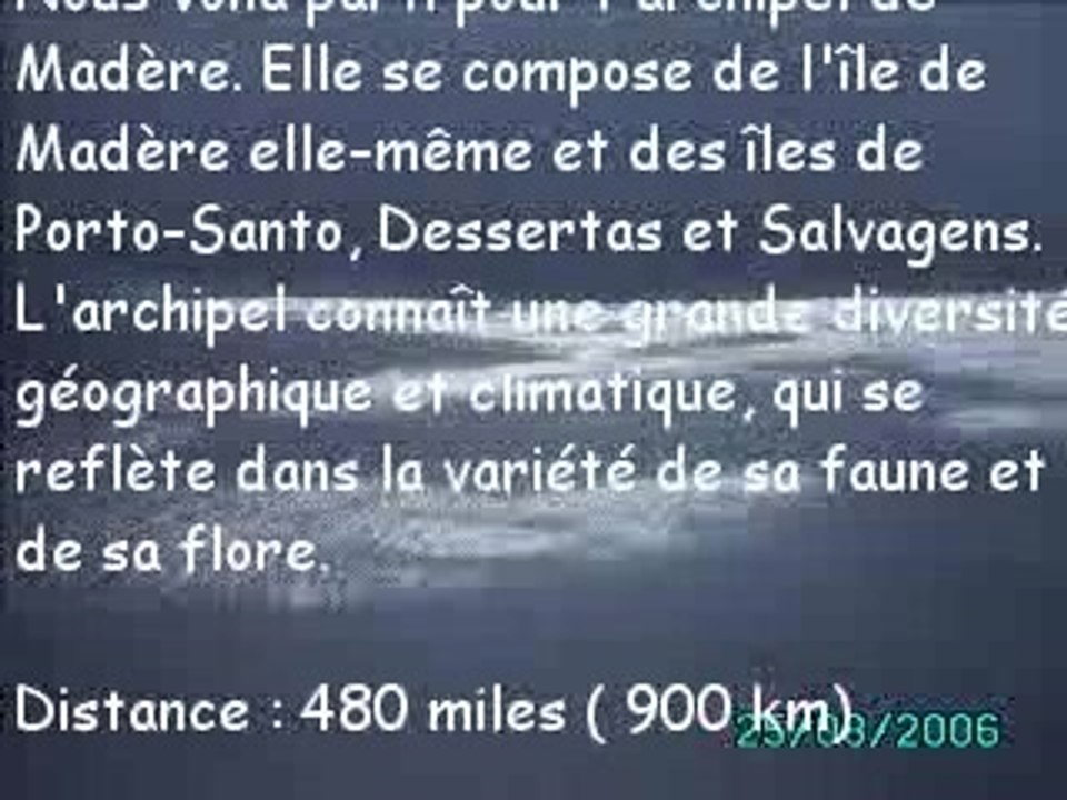 Traversée de Lisbonne à Madère