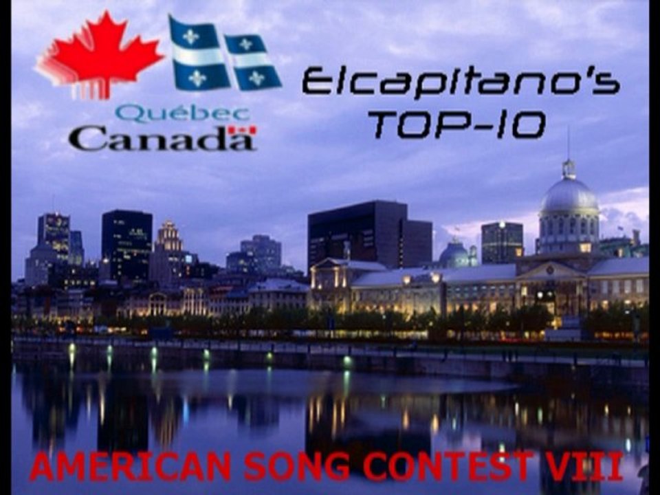 American Song Contest VIII. Elcapitano's top-10.