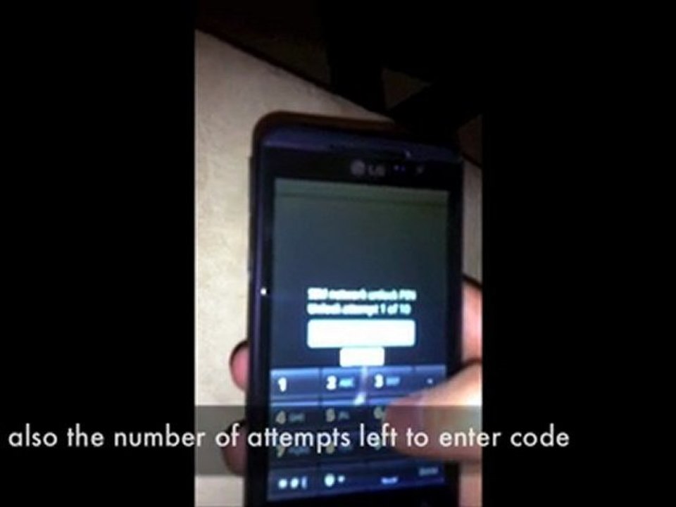 o Unlock LG UNLOCK LG OPTIMUS 3D P920 - Instructions on ...