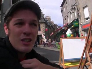 Gaspard HAZRD crieur de rue à St Brieuc