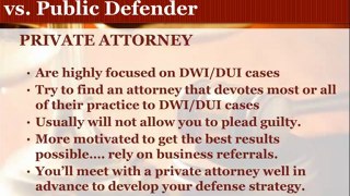 Albuquerque DUI Attorney Reviews the Differences Between a Private Attorney and a Public Defender