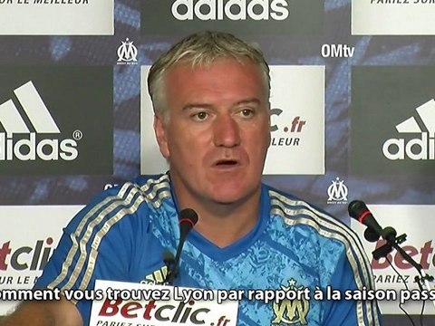 Deschamps avant le match OL-OM